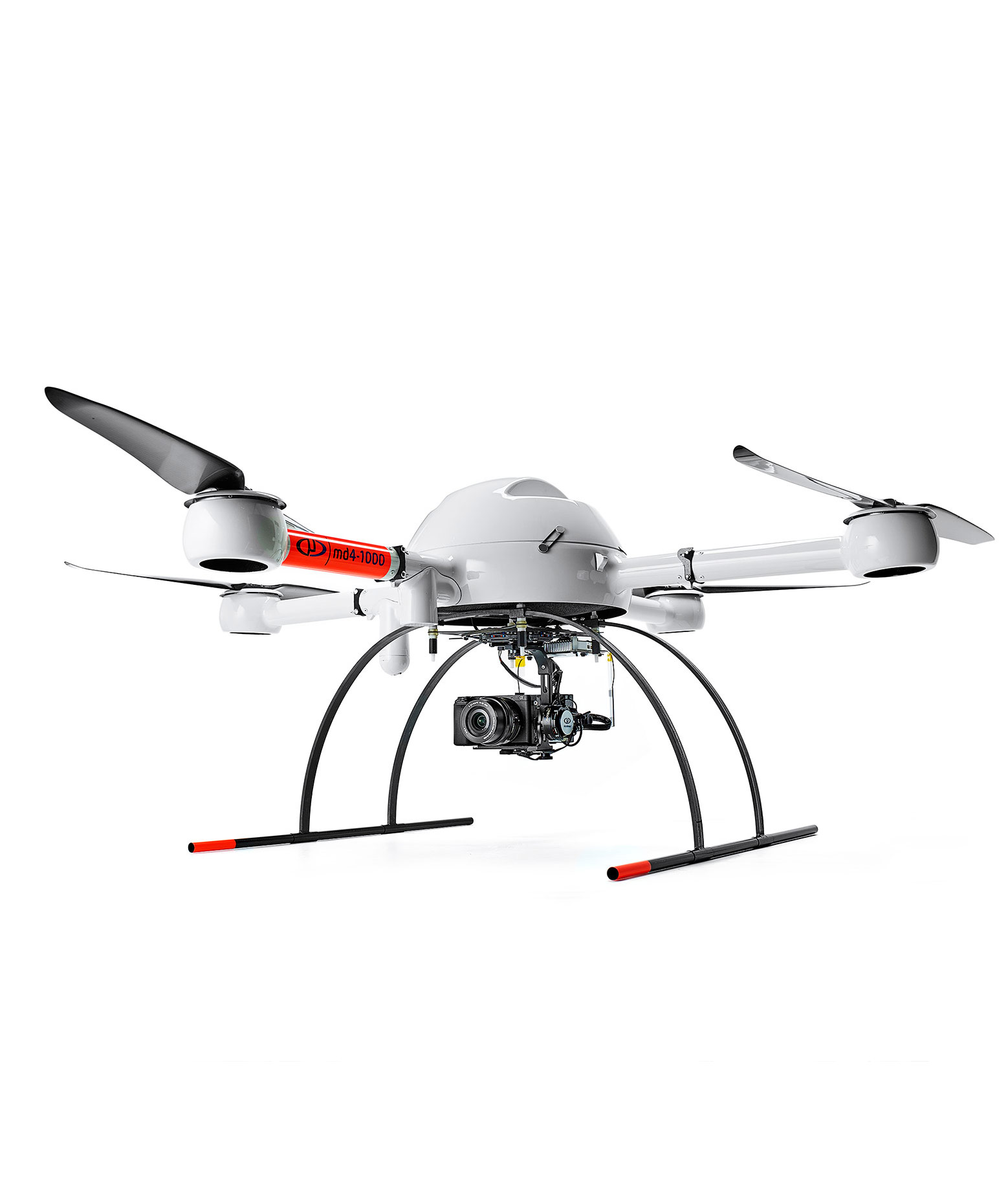 Technological drone shot for online presence and print